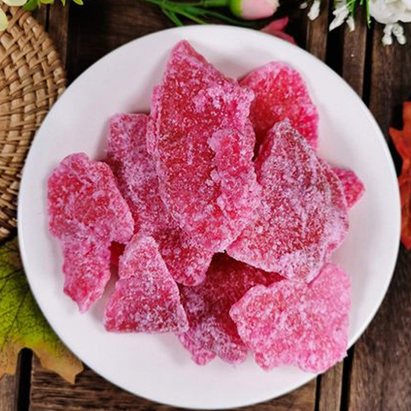 周记梅舌片1000g/袋福州萝卜糖梅蝶糖礼饼馅配料八宝饭多种吃法