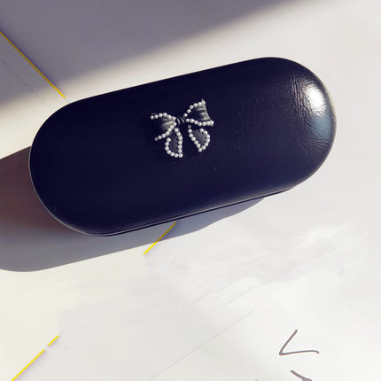 双层两用眼镜盒近视隐形眼镜盒便携抗压美瞳伴侣盒学生框架眼镜盒
