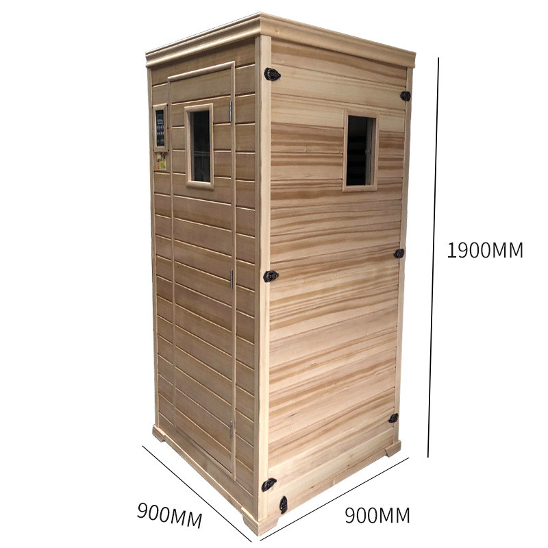定制家用移动单人汗蒸房实木桑拿房汗蒸房美容院专用多功能汗蒸房