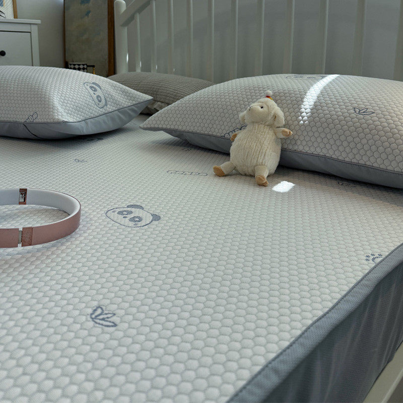 卡通风床笠款凉感空调软席子冰豆豆冰丝凉席三件套凉席1.8m冰丝席,床上用品,冰丝席,淘宝优惠券,粉丝福利购,淘宝优惠卷