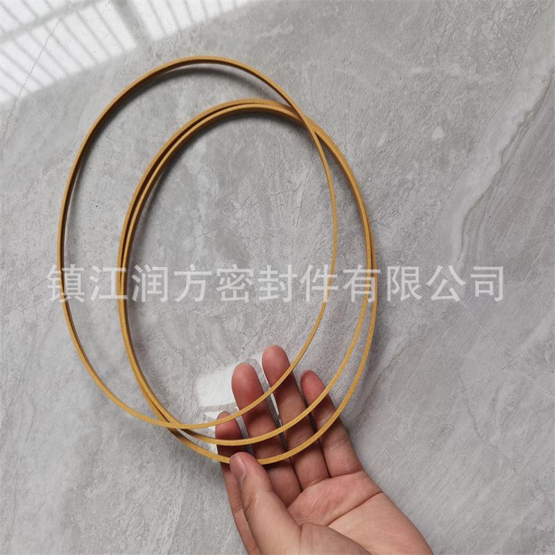 供应ptfe加聚酰亚胺皮碗活塞环四氟皮碗密封件pi，