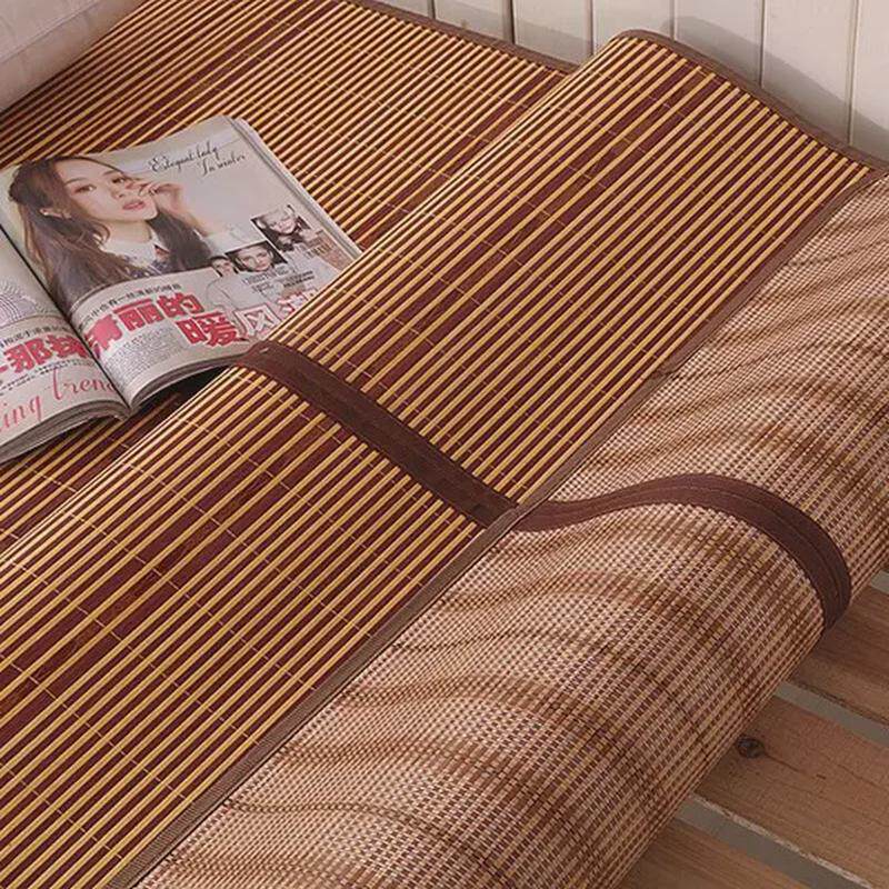 折叠竹席0.9m学生宿舍夏凉席双面竹凉席1.2m直筒席双人席1.51.8米,床上用品,竹席,淘宝优惠券,粉丝福利购,淘宝优惠卷