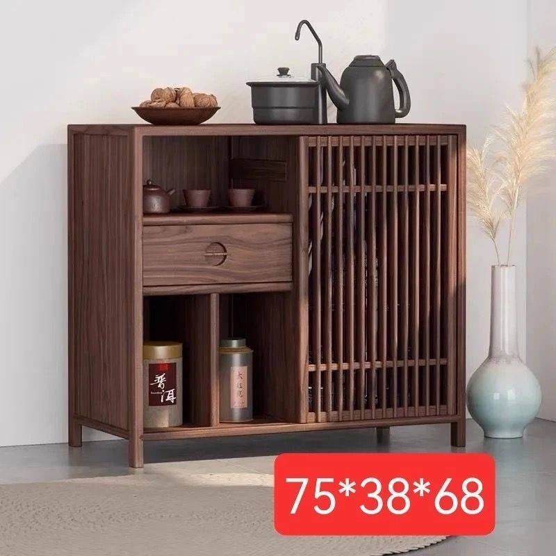 新中式实木茶几茶水柜移动家用烧水小户型客厅水壶榆木一体桌边柜,商业/办公家具,办公茶水柜,淘宝优惠券,粉丝福利购,淘宝优惠卷