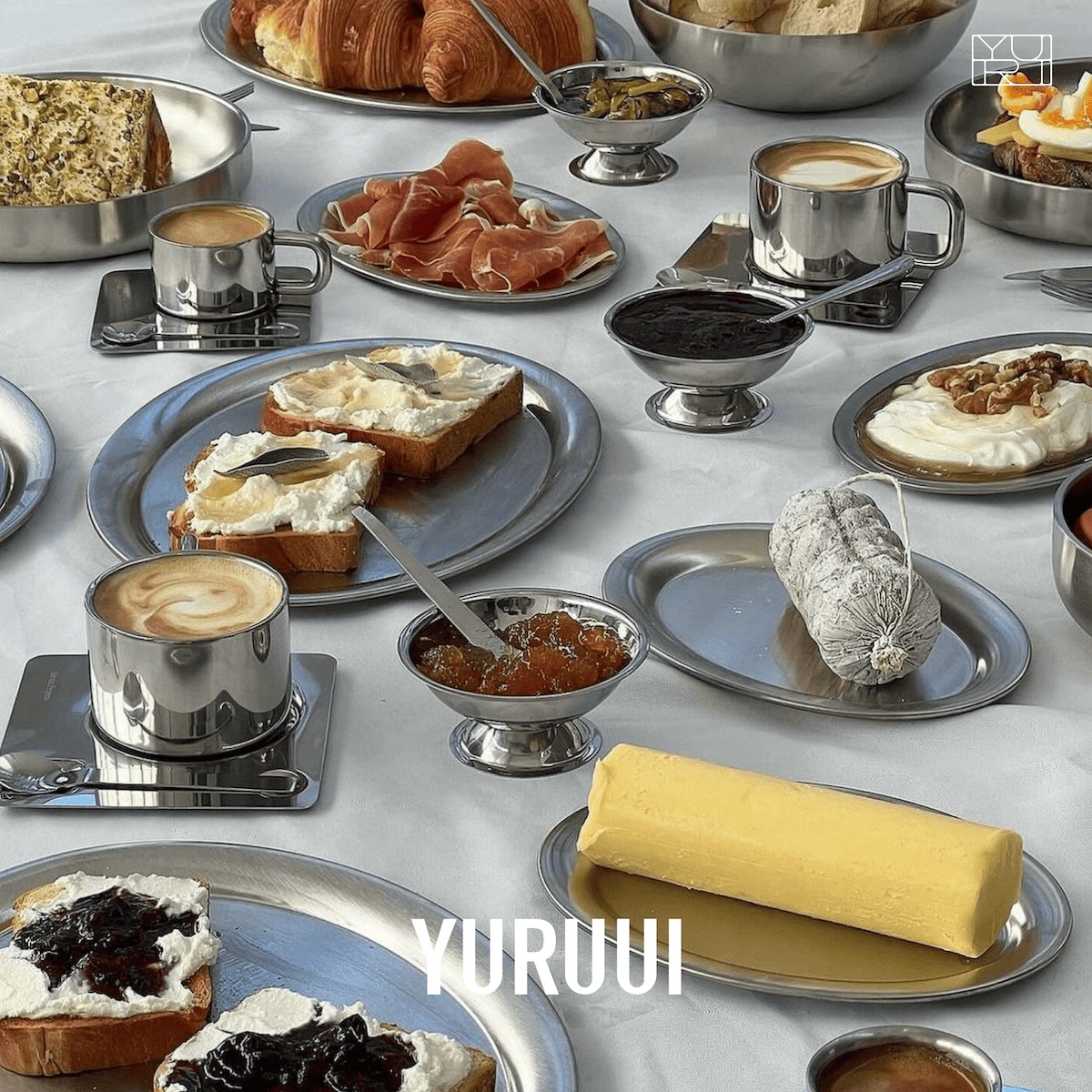 [YURUUI设计师]丹麦Service Projects不锈钢沙拉盆意面碗家用餐具