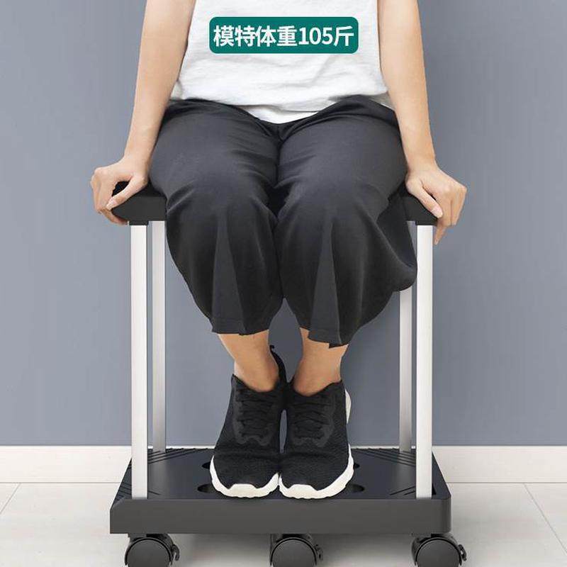 置物架景可移动托盘海大号房底座台式主机托架电脑机箱双层增高架,收纳整理,主机箱托架,淘宝优惠券,粉丝福利购,淘宝优惠卷