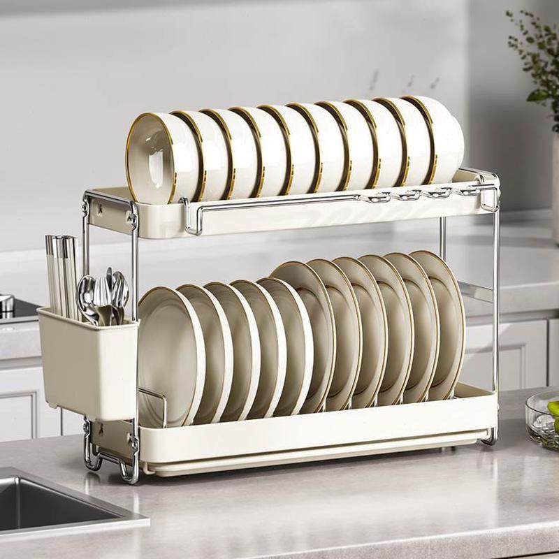 新款碗架碗盘碗碟厨房置物架不锈钢抹布碗筷收纳盒台面沥水收纳架,厨房/烹饪用具,碗架,淘宝优惠券,粉丝福利购,淘宝优惠卷