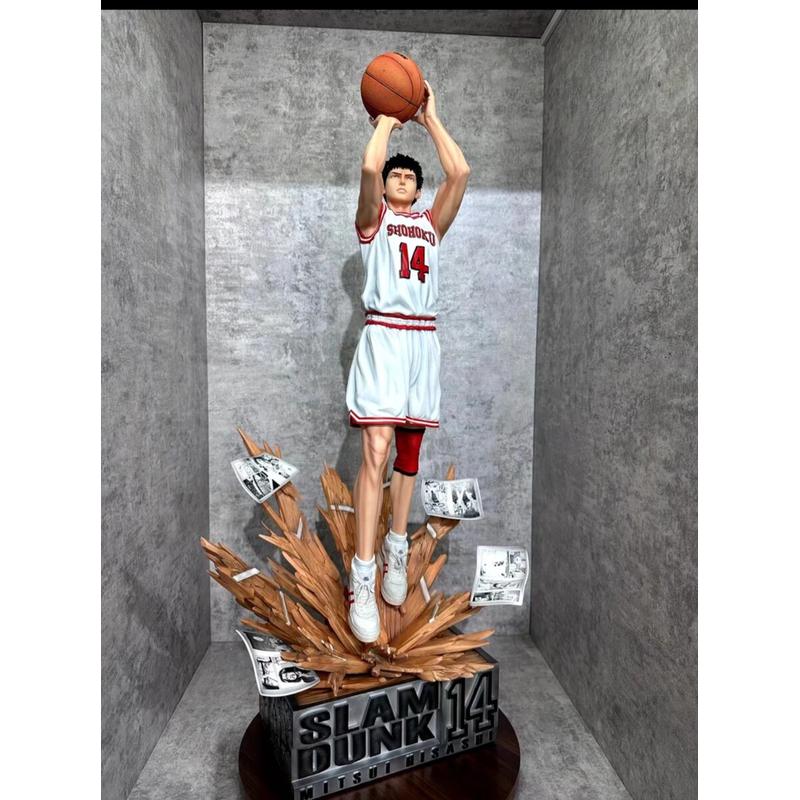 灌篮高手三井寿手办湘北五虎二次元动漫周边模型雕像机箱桌面摆件