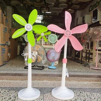 丝雨850宿舍学生小型电风扇落地式家用无网罩大风力转叶静音遥控