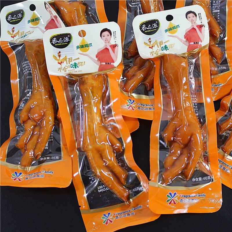 速发香之凤爪多味鸡爪小零食小吃卤味小包装鸡脚爪子派好吃的夜宵