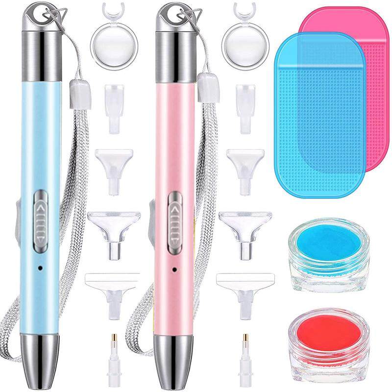 新款5d钻石画工具发光点钻笔 USB充电照明笔钻石画工具带灯点钻笔,居家布艺,钻石绣,淘宝优惠券,粉丝福利购,淘宝优惠卷