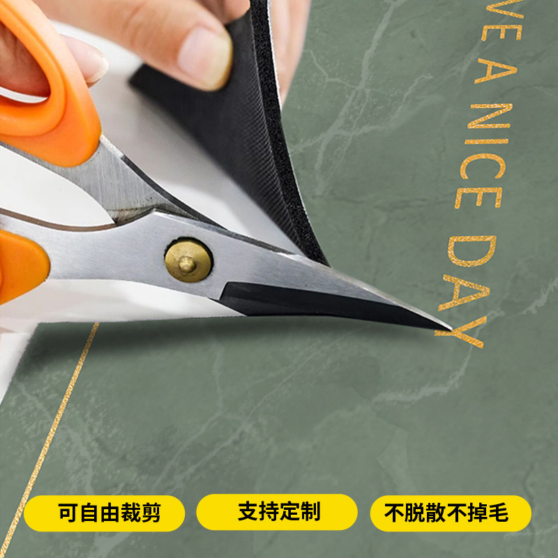 L型厨房地垫2025新款防滑防油可擦免洗垫子门口吸水耐脏专用地毯