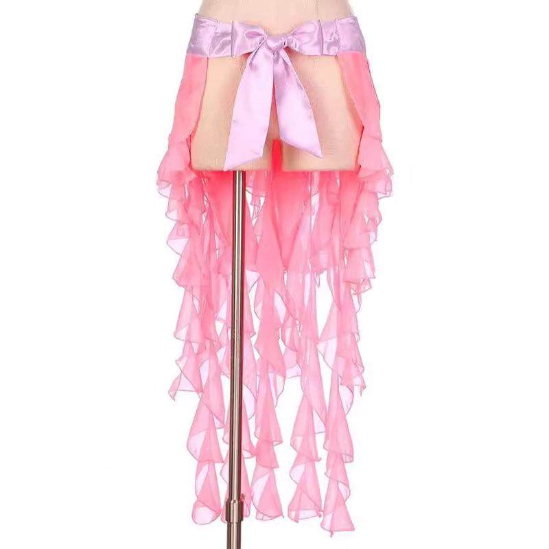 肚皮舞九尾狐臀巾印度舞雪纺腰带绑带腰巾西米腰链东方舞演出腰封,运动/瑜伽/健身/球迷用品,肚皮舞套装(演出服),淘宝优惠券,粉丝福利购,淘宝优惠卷