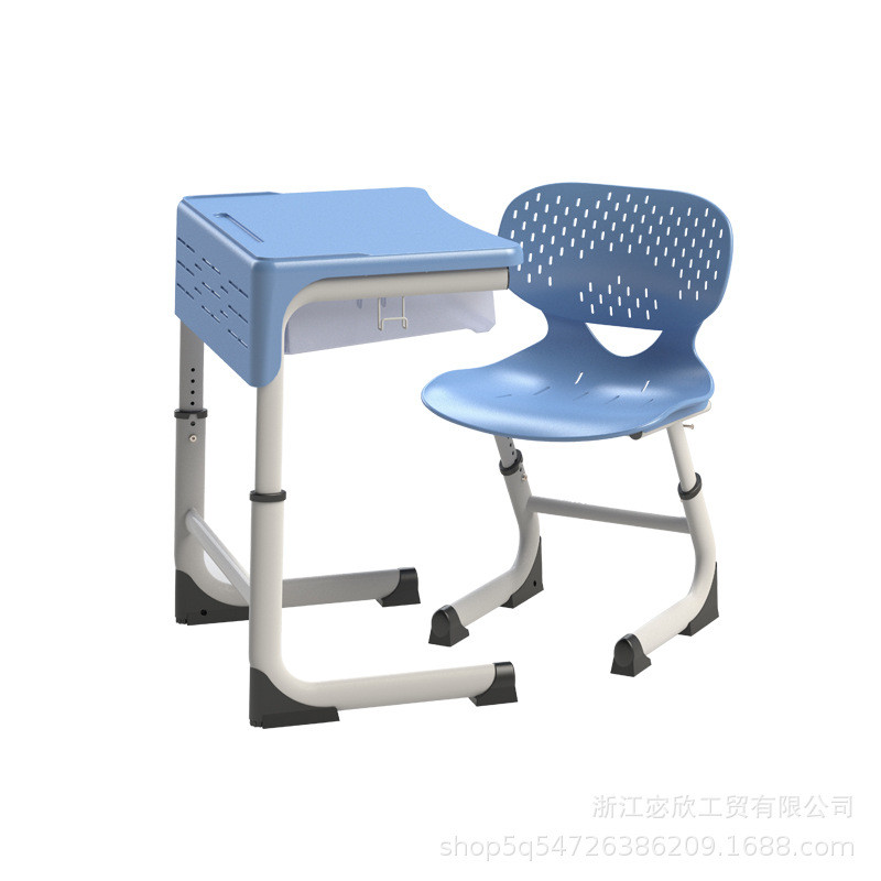定制中小学生学生学校培训abs塑料学习桌升降写字桌定做课桌椅