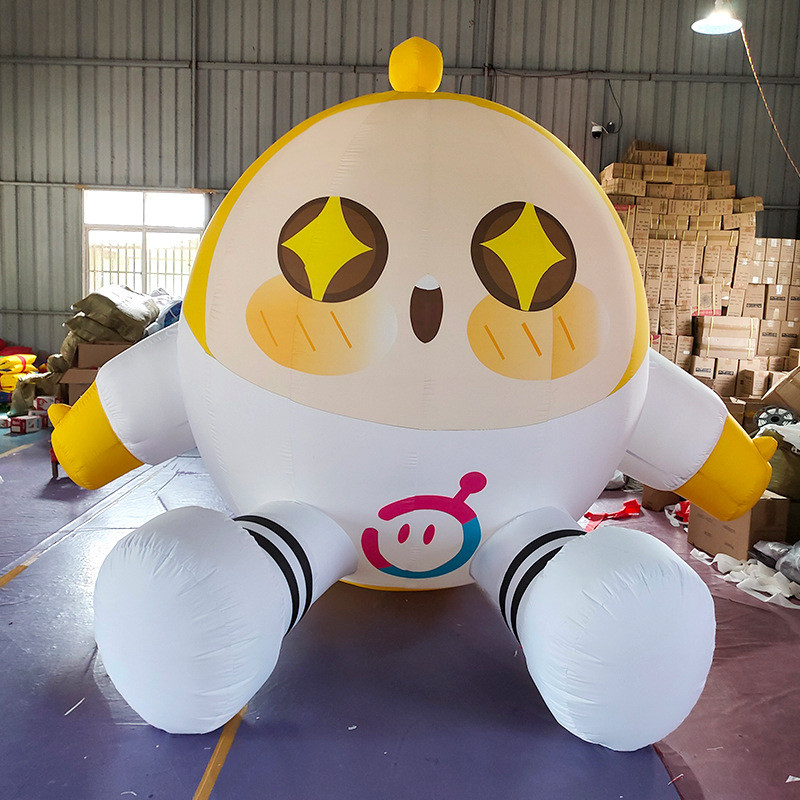 充气蛋仔模型商场营销活动户外美陈装饰布置创意个性定制气模