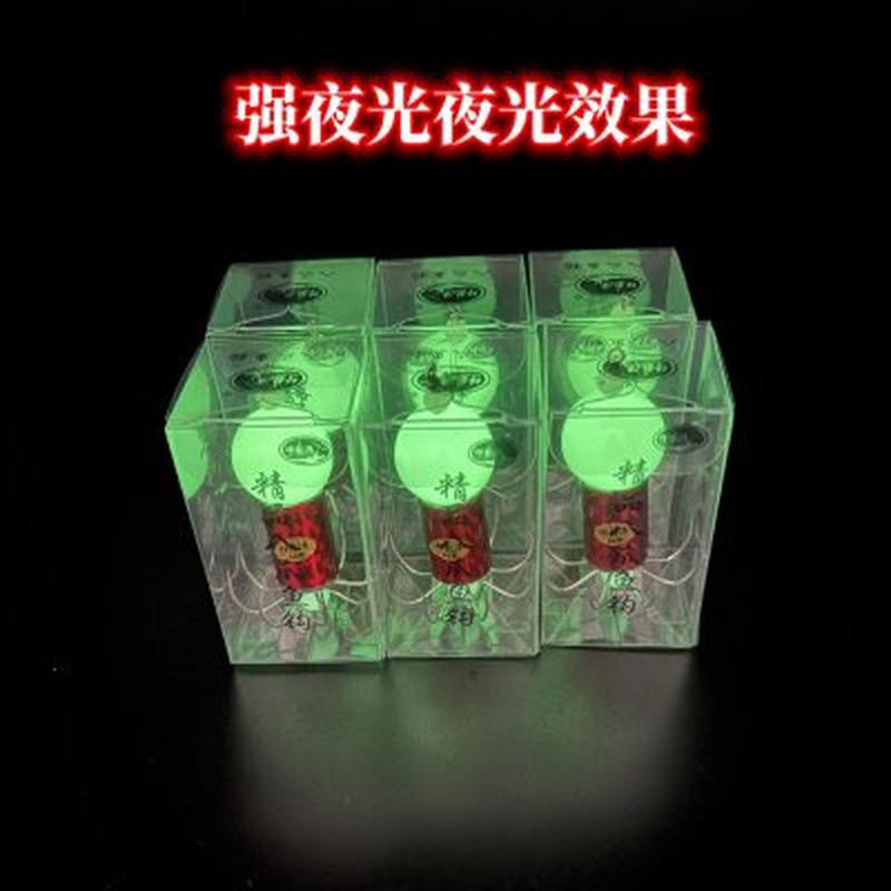 新款海钓船钓亮夜光珍珠瓷白电镀八爪鱼八带蛸章鱼墨鱼不锈钢鱼钩