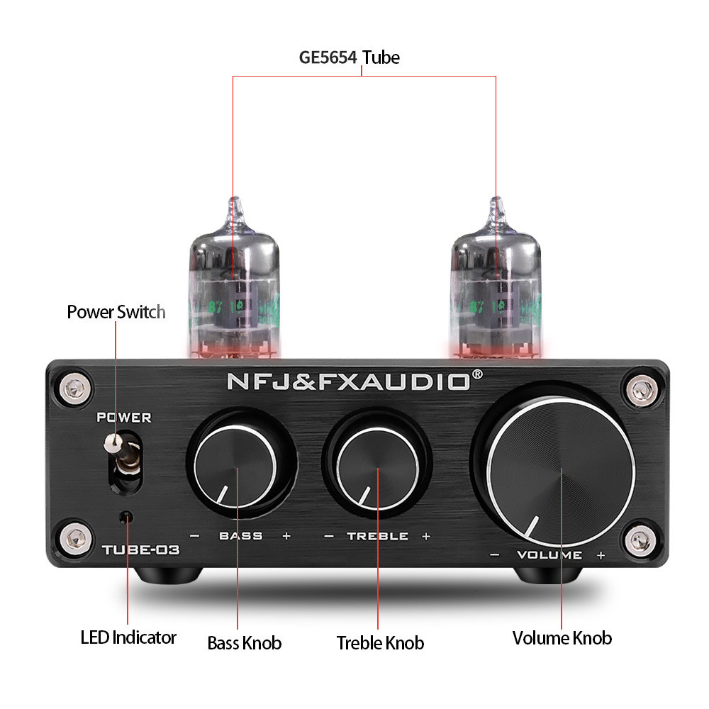 电子管前级家用HIFI功放前级6K4胆前级处理器高低音调直销