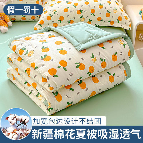 新款母婴级软薄被子超柔云朵肤棉花被亲棉透气被芯蓬松柔夏被