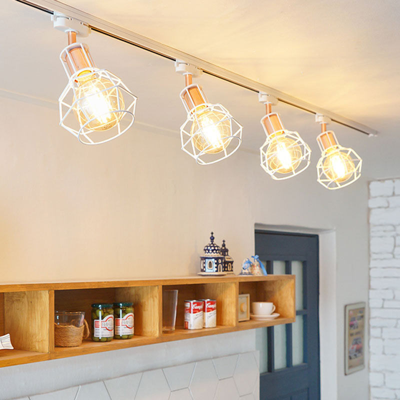 美式仿古工业风路轨灯客厅餐厅卧室厨房轨道灯咖啡店铺商用导轨灯,家装灯饰光源,轨道灯,淘宝优惠券,粉丝福利购,淘宝优惠卷