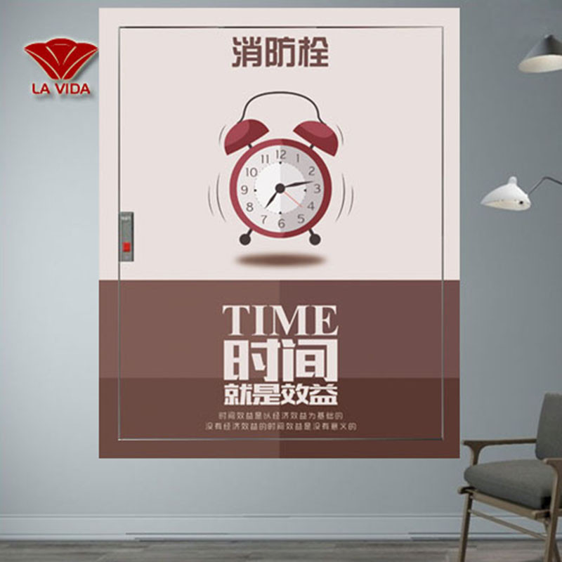 消防栓防水翻新贴纸卡通装饰画电表箱墙画卧室客厅小清新贴画墙贴图片