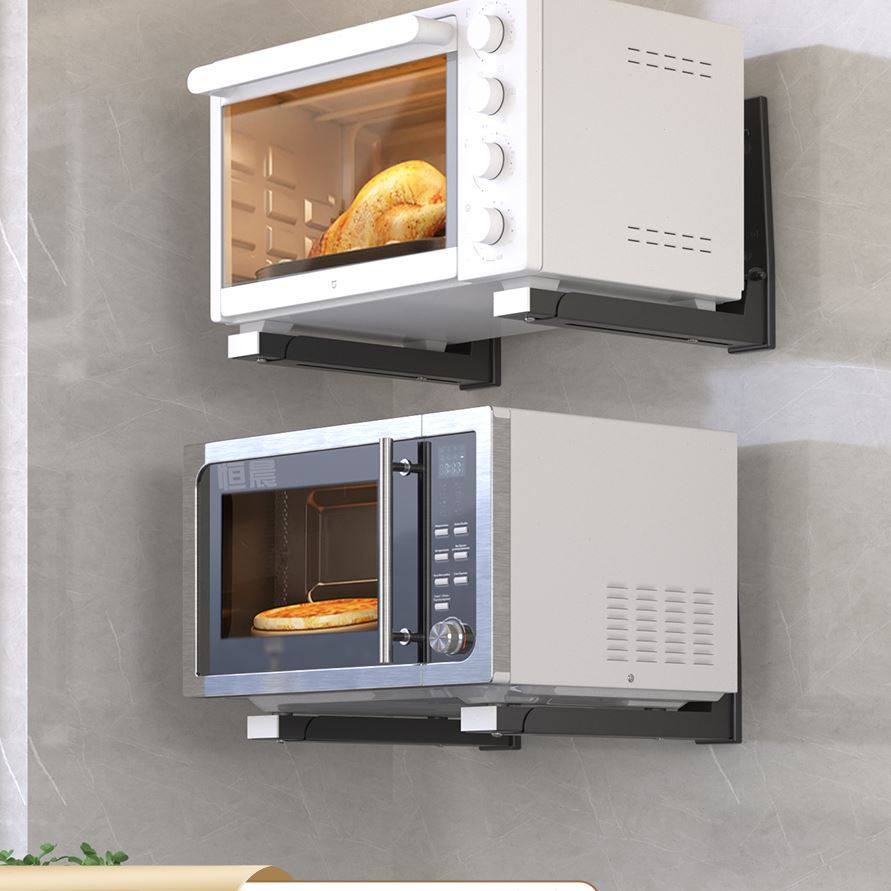不锈钢厨房架子挂墙壁挂式支架304托架微波炉烤箱置物架微波炉架,厨房/烹饪用具,微波炉置物架,淘宝优惠券,粉丝福利购,淘宝优惠卷