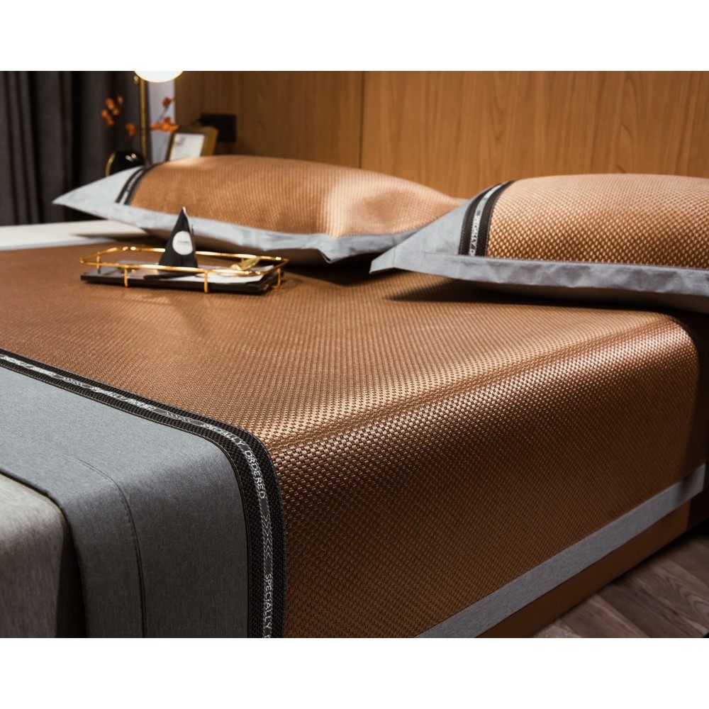 空调凉席三件套1.8m床冰藤席 1.5米冰丝席夏季两用席子可折叠水洗,床上用品,藤席,淘宝优惠券,粉丝福利购,淘宝优惠卷