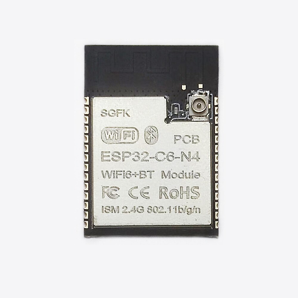 ESP32-C6-N4 4MB WiFi6 蓝牙模组 兼容 ESP32-C6-WROOM-1