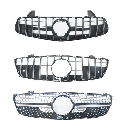 中网适用于奔驰SL中网GT改装满天星GT竖条R231格栅2013-2016 2017