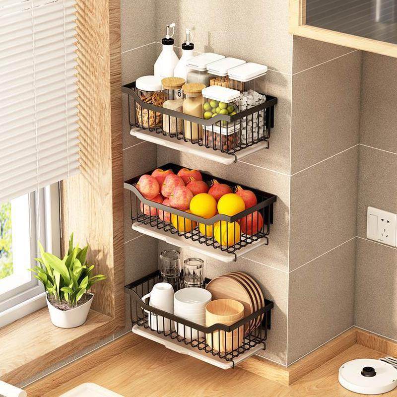 果厨房置物架放不锈钢水果蔬收纳筐收纳架菜篮子蔬菜菜多功能篮筐,厨房/烹饪用具,果蔬置物架/篮/框,淘宝优惠券,粉丝福利购,淘宝优惠卷