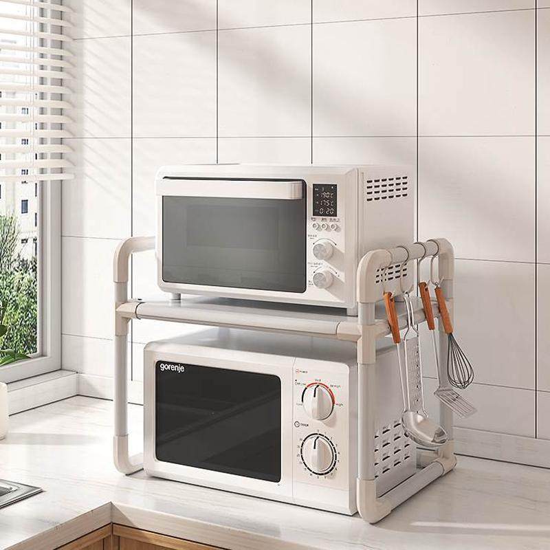 一体家用烤箱架收纳台面支架多功能子厨房微波炉置物架电饭锅双层,厨房/烹饪用具,微波炉置物架,淘宝优惠券,粉丝福利购,淘宝优惠卷