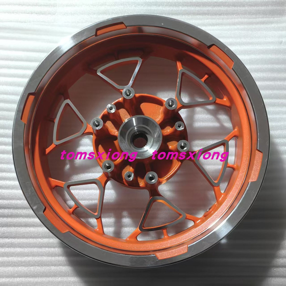 力帆摩托车引力LF150T-8C前轮毂后轮毂前轮圈后轮圈原厂配件