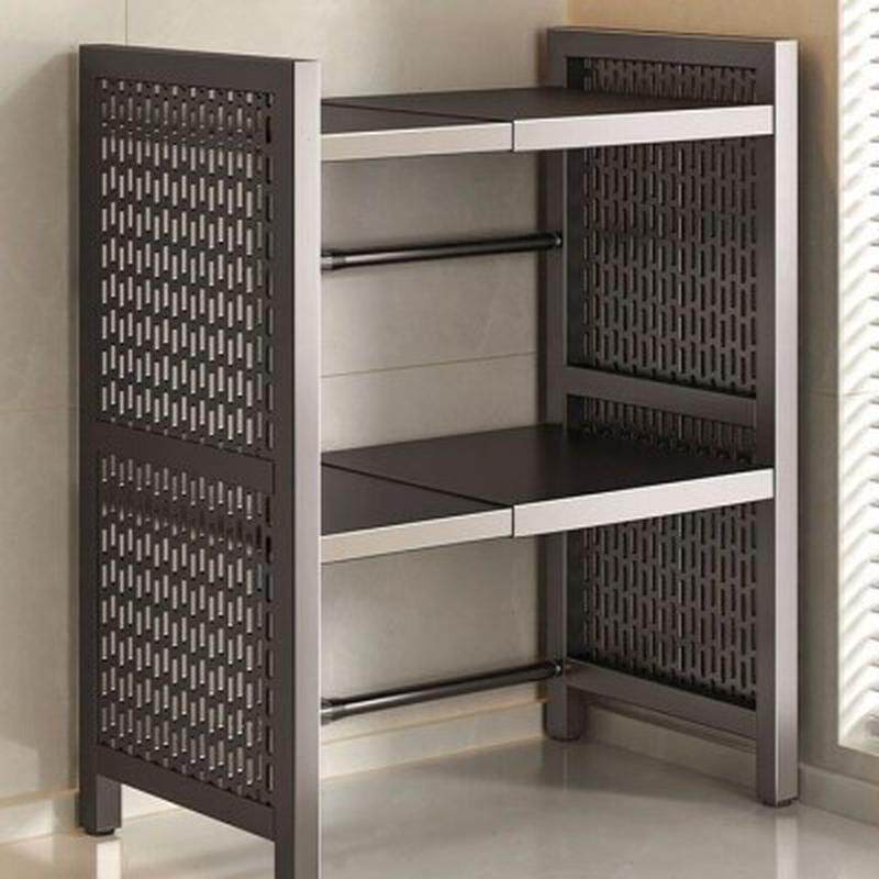 厨房微波炉置物架放锅双层锅架子多层家用厨具收纳伸缩烤箱收纳u.,厨房/烹饪用具,微波炉置物架,淘宝优惠券,粉丝福利购,淘宝优惠卷