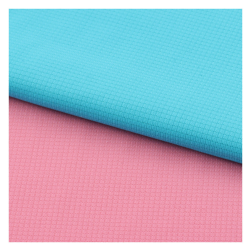 高弹冰丝小魔法面料锦纶魔方速干螺纹布双面小凉感冰丝阔腿裤