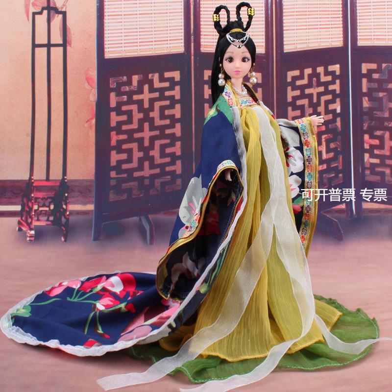 中國(guó)古裝娃娃雅萌樂(lè)古代換裝仙子衣服仙女古風(fēng)服飾適合30厘米娃娃