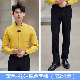 餐饮饭店收银员职 秋季 速发高品质酒店前台服务员工作服衬衫 女长袖
