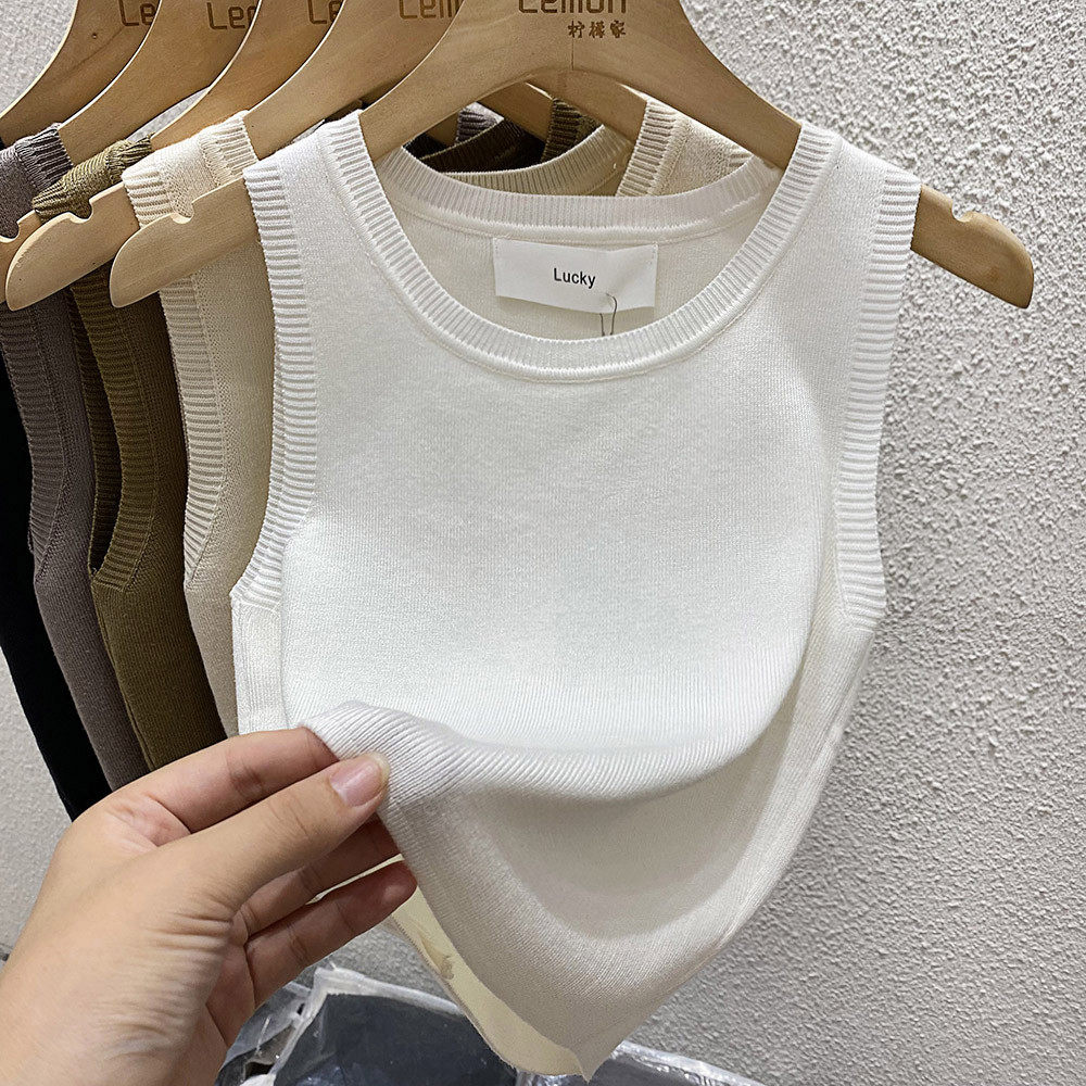 2025早春白色女外穿短款内搭打底衫无袖,女装/女士精品,时尚防晒服,淘宝优惠券,粉丝福利购,淘宝优惠卷