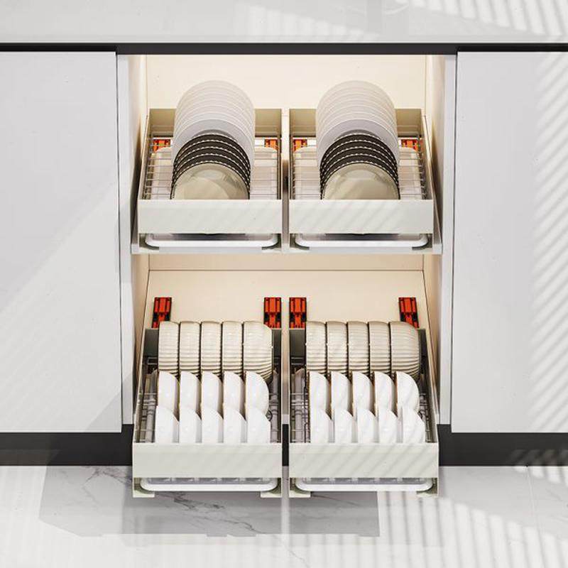 不锈钢置物架柜沥水收纳盒碗盘碗碟架抽屉式内拉篮厨房橱柜免打孔,厨房/烹饪用具,厨房置物架/置物柜/角架,淘宝优惠券,粉丝福利购,淘宝优惠卷