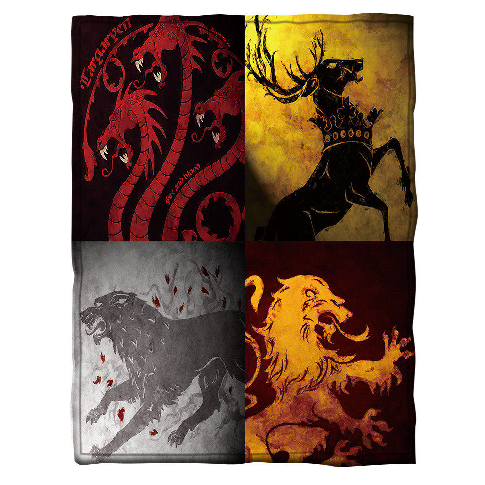 权利游戏懒人品秋冬双层加厚斗篷魔法帽方形爆午睡沙发盖连帽毯子,床上用品,休闲毯/毛毯/绒毯,淘宝优惠券,粉丝福利购,淘宝优惠卷