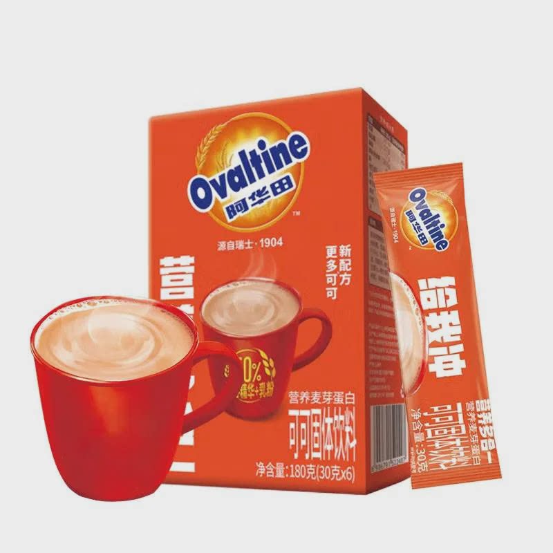 速发阿华田可可粉营养多合一180g*3冲饮麦芽蛋白热巧克力盒烘焙早