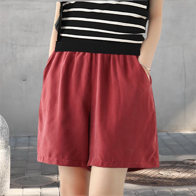 外穿女夏季重磅真铜氨丝显瘦垂感松紧腰阔腿,女装/女士精品,休闲裤,淘宝优惠券,粉丝福利购,淘宝优惠卷