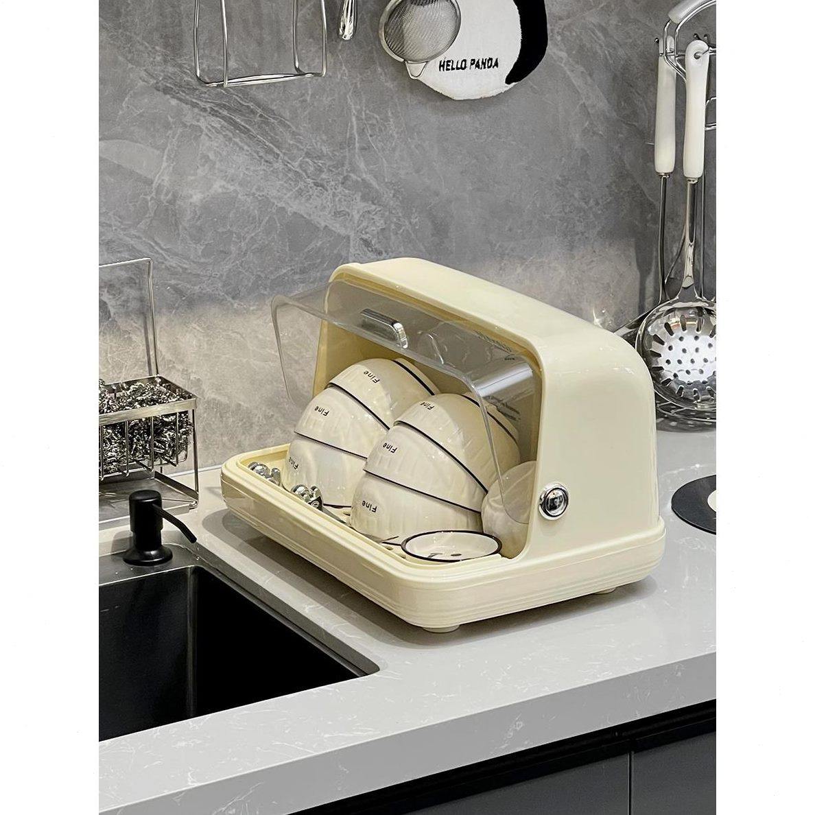 多功能沥水碗筷收纳盒架置物架家用碗碗柜碗碟收纳架台式防尘厨房,厨房/烹饪用具,碗架,淘宝优惠券,粉丝福利购,淘宝优惠卷