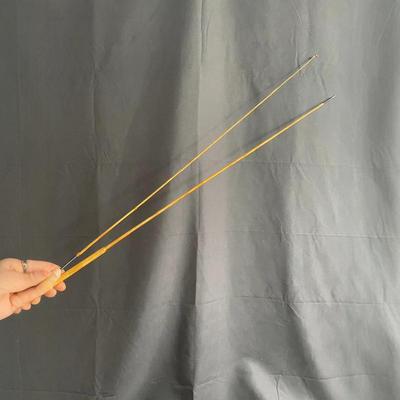 手工制作真竹子小物钓微物并继鱼竿大漆碳化工艺超细竹鱼竿并继竿