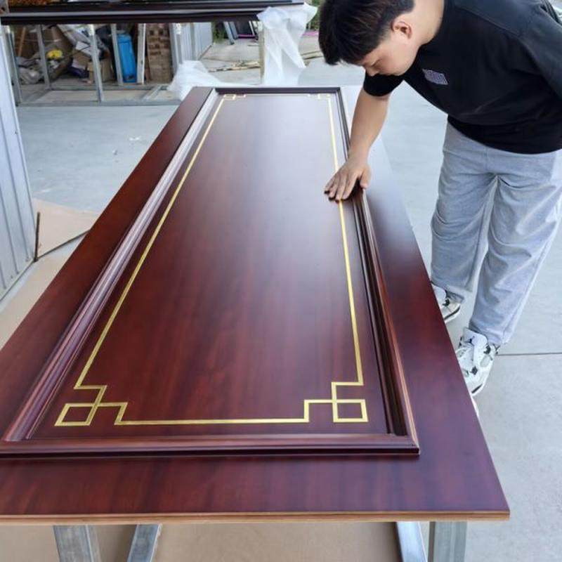 板电视背景墙卧室床护墙板装饰新中式头墙裙烤漆客厅沙发实木格栅