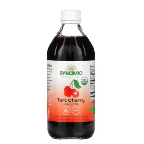 国内现货美国 Dynamic Health tart cherry 酸樱桃果汁473ml素食