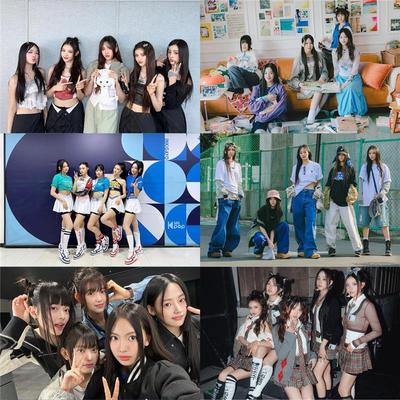 Newjeans海报金玟池金敏知Minji宿舍房间装饰贴纸韩国明星墙贴画