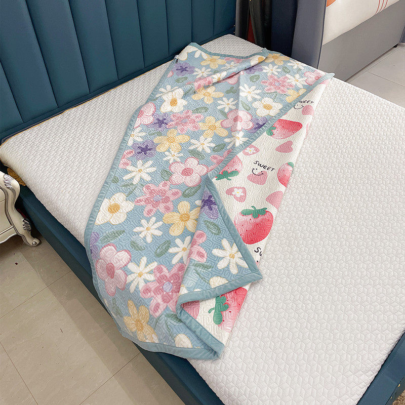 高档单人宿舍学生儿童卡通两用防滑床盖上下铺床单沙发铺垫