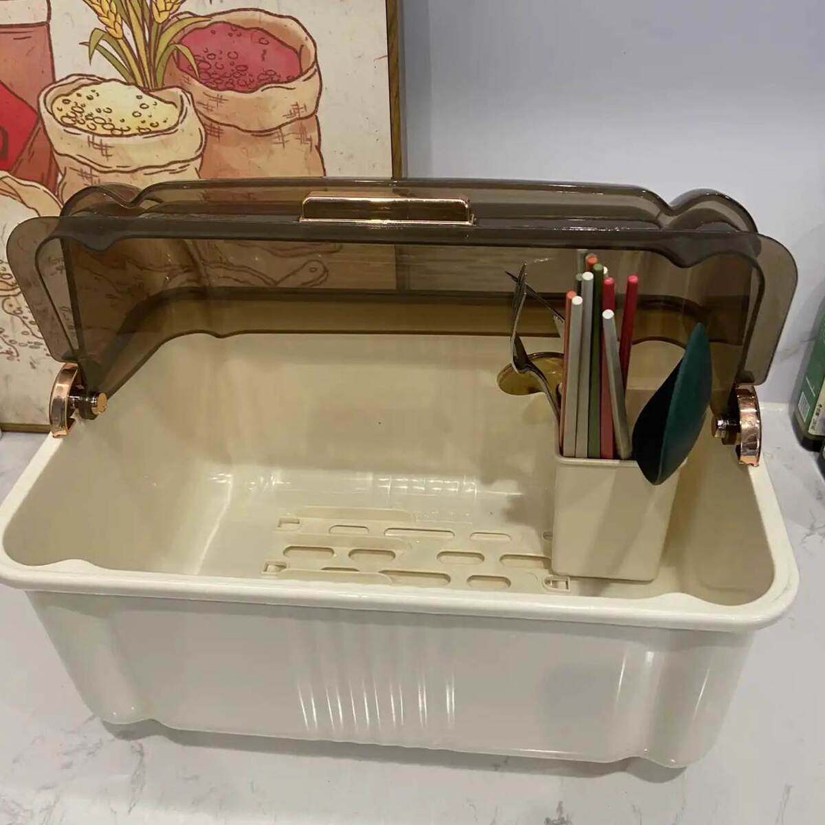 厨房置物架沥水架餐具防尘碗碟多功能家用碗柜收纳盒碗筷盘收纳架,厨房/烹饪用具,碗架,淘宝优惠券,粉丝福利购,淘宝优惠卷