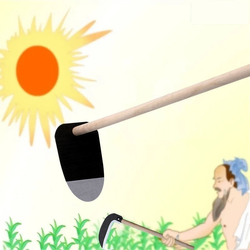 儿童小锄头道具表演道具锄头愚公移山道具锄头守株待兔道具木质