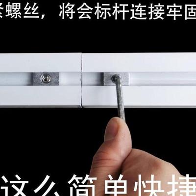 高档喷绘布会标电动横幅条幅升降机杆智能吊旗悬挂遥控广告牌自动