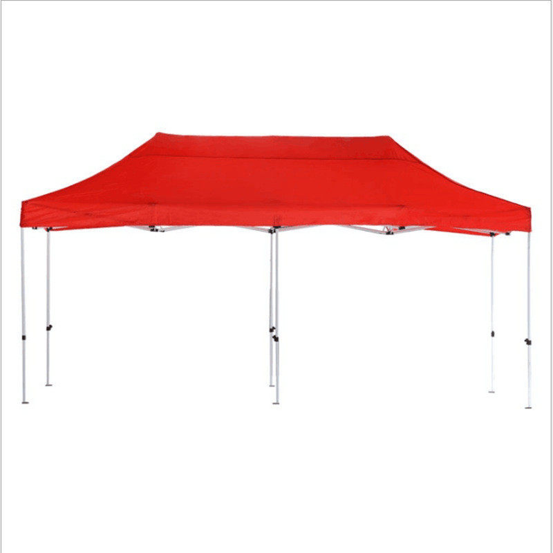 3x6户外广告帐篷伞半自动帐篷折叠帐篷摆摊遮阳棚四角防雨印logo