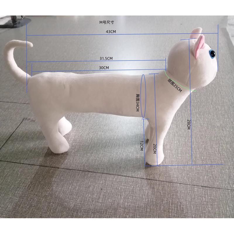 宠物猫咪模型可拆道具猫狗衣服拍摄展示衣架模特斯芬克斯猫摆设1
